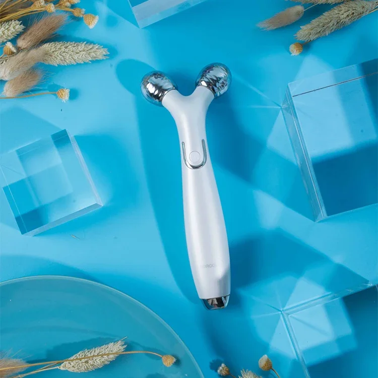 إصدار جديد صغير مكركرنت شد الوجه 3D الأسطوانة جهاز الجمال الساخن البارد الشحن السريع #4