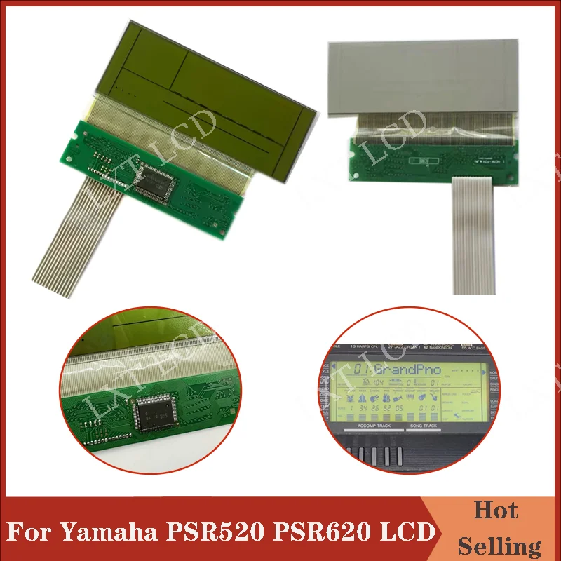 Orginal LCD Dislay Sreen Panel For Yamaha PSR520 PSR620 PSR-520 PSR-620 Digital Piano Replacement Part