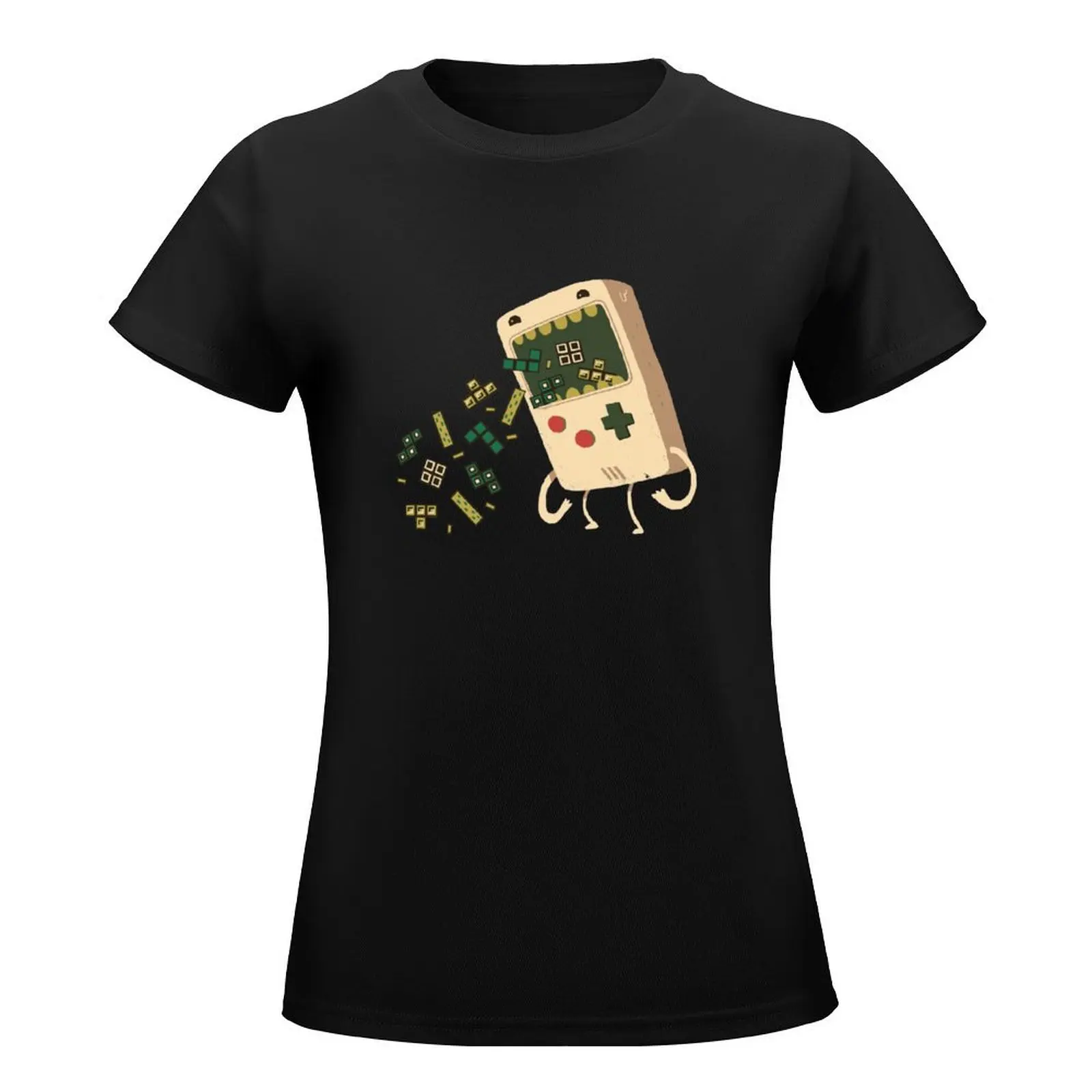 Pixel Puke T-Shirt funny tees vintage clothes t-shirts for Women pack