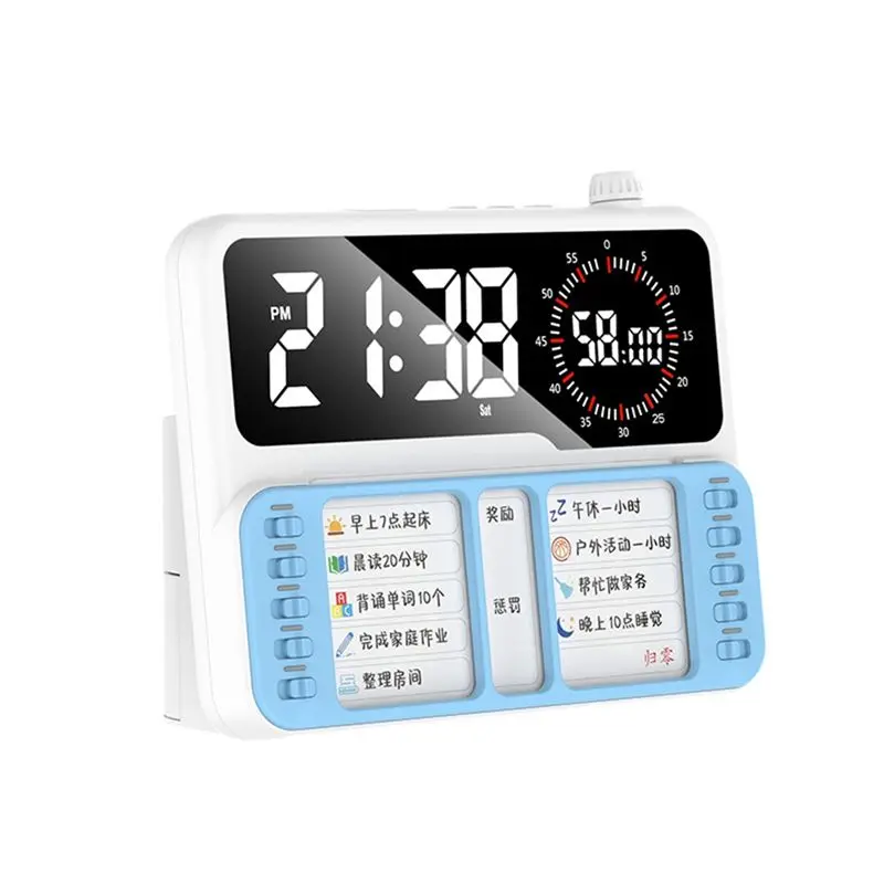 [NEW!A08R】 For Kid Adult And Toddler Visual Timer With Planning Board Countdown Clock For Schedule Time Management Task Timer