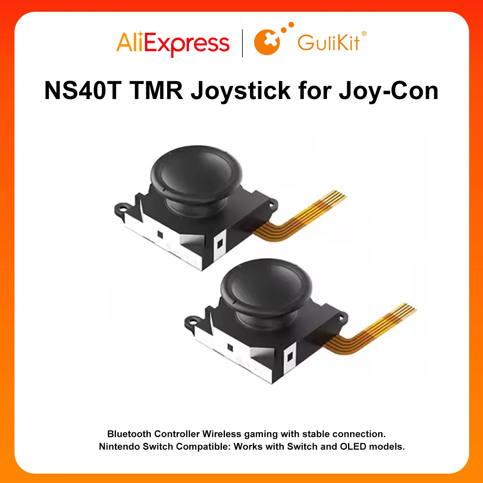 

Gulikit TMR Sensing Joystick for JoyCon Replacement No Drifting Electromagnetic Stick for Nintendo Swicth Wholesale