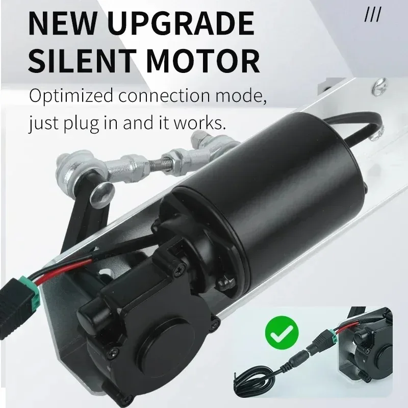 【Fashionable】24V Silent Telescopic Rocker Linear Actuator Motor Kit With Speed Regulation For DIY Projects 2-8cm Stroke Reciproi view 3