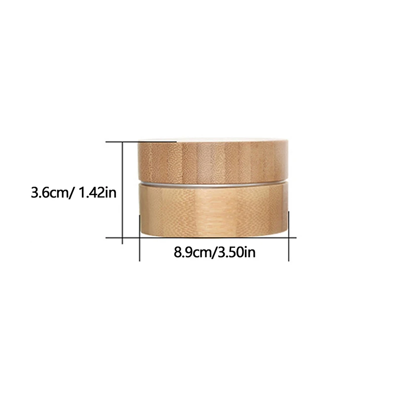 15/30/50ML Bamboo Bottle Cream Jar Nail Art Mask Cream Refillable Empty Cosmetic Makeup Container Bottle Storage Box