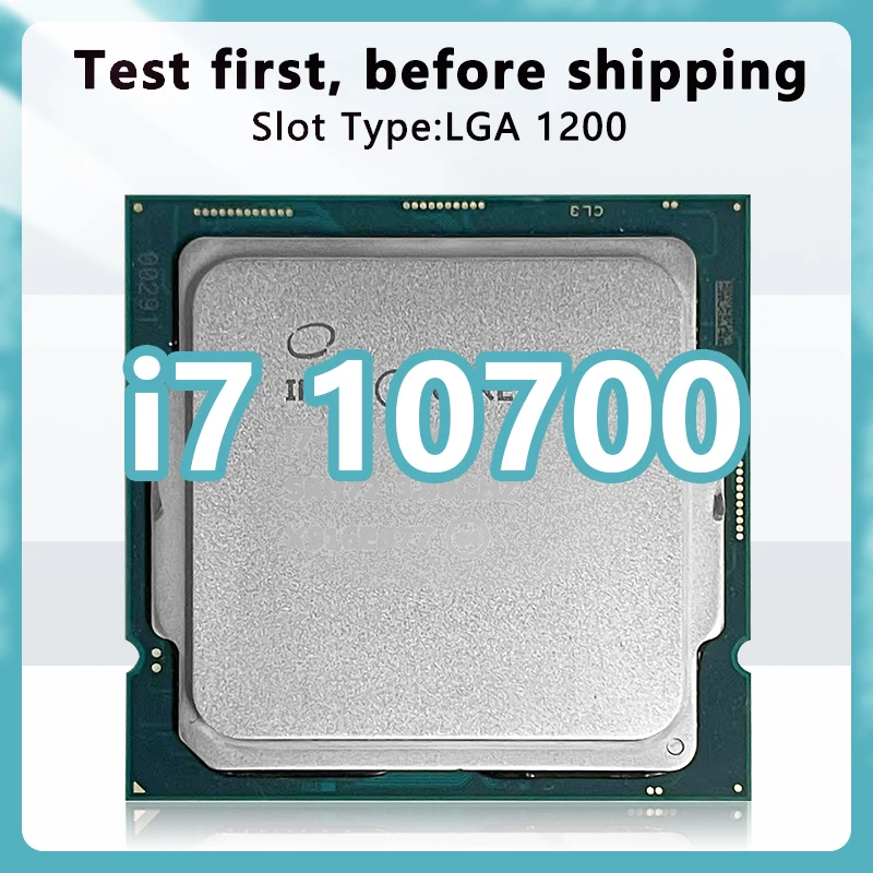 Core i7-10700 CPU 14nm 8 Cores 16 Threads 2.9GHz 16MB 65W 10thGeneration Processor Socket LGA1200 for Z490 motherboard  I7 10700