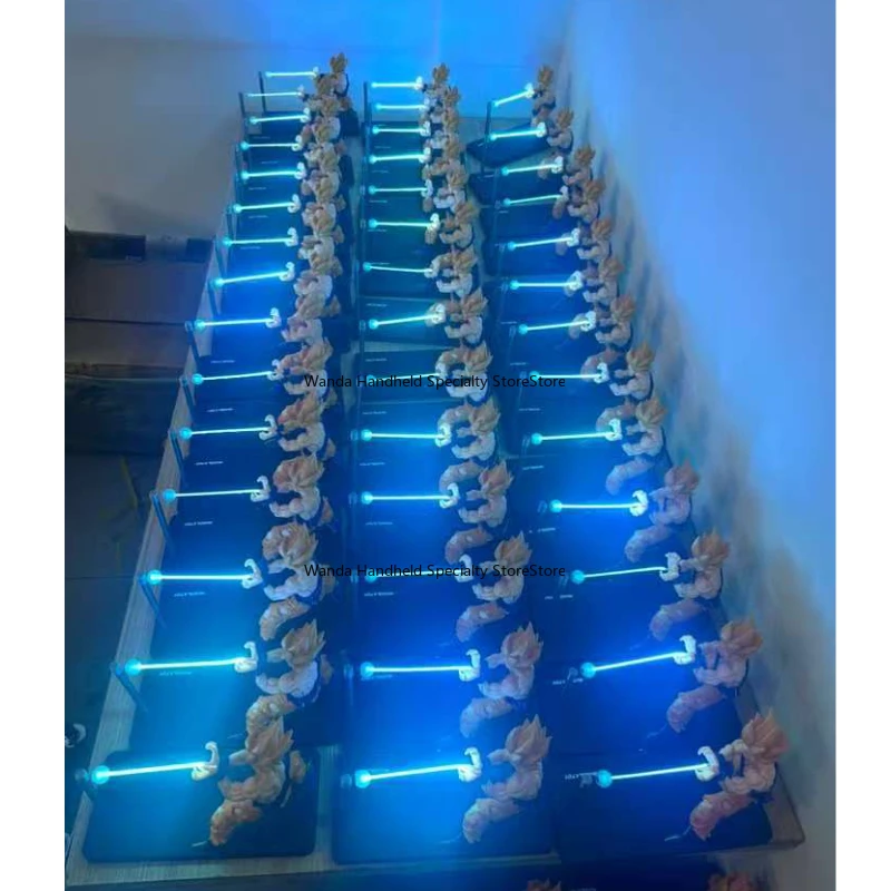 

Original Dragon Ball Wukong Lamp Saint Seiya brand new Plastic dolls Anime peripherals Turtle School Qigong Magnetic suction Toy