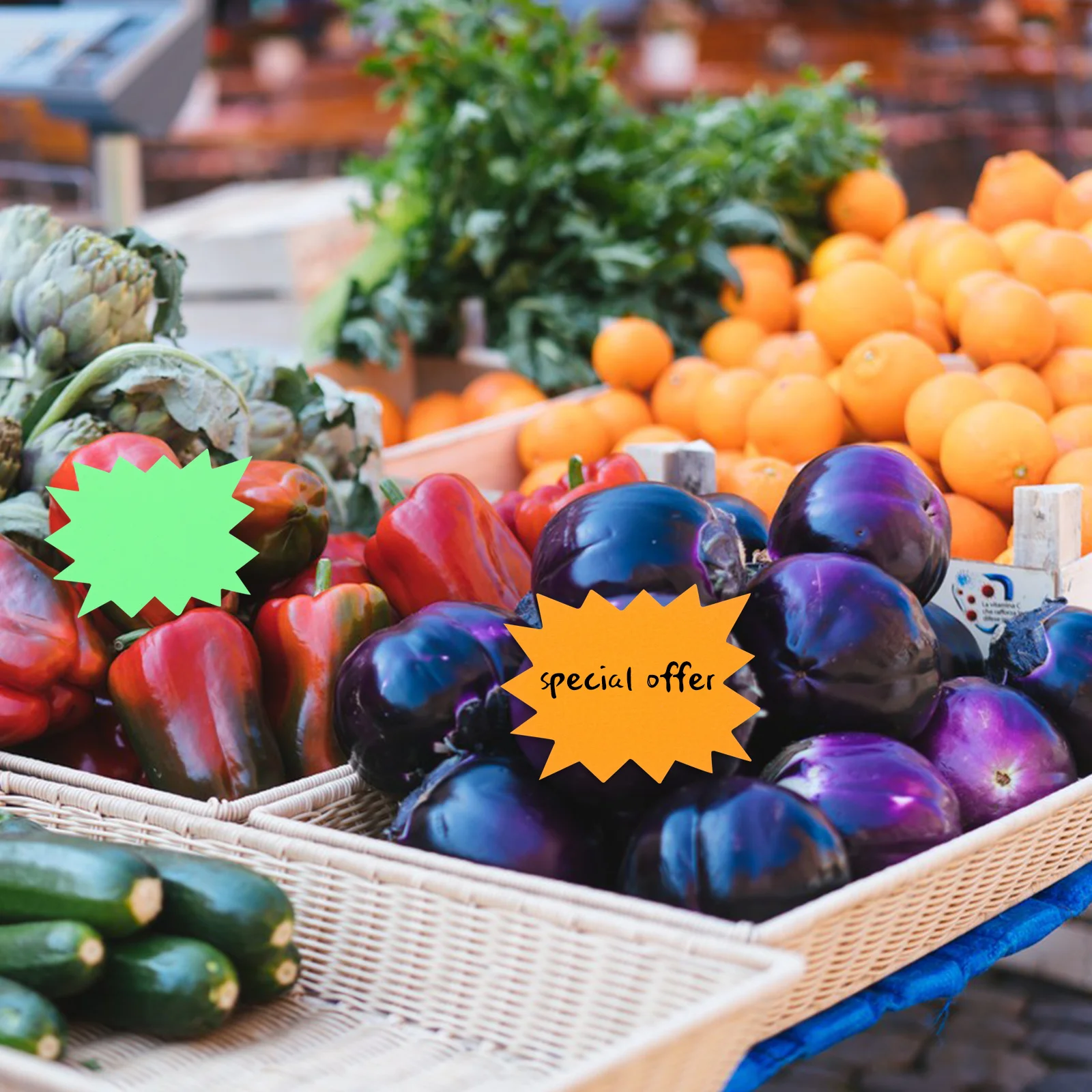 80 قطعة علامات أسعار الانفجار الفلورسنت انفجار تصميم لافتة للنظر بيع تسميات لمتجر البيع بالتجزئة سوبر ماركت مول استخدام انفجار النجوم #1