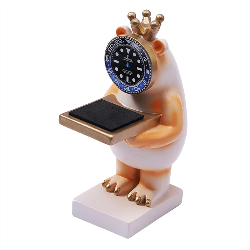New Resin Watch Stand Cartoon Watch Bracket Fashion Watch Box Case Clock Gift Organizer Home Decorations Watch Holder Stand