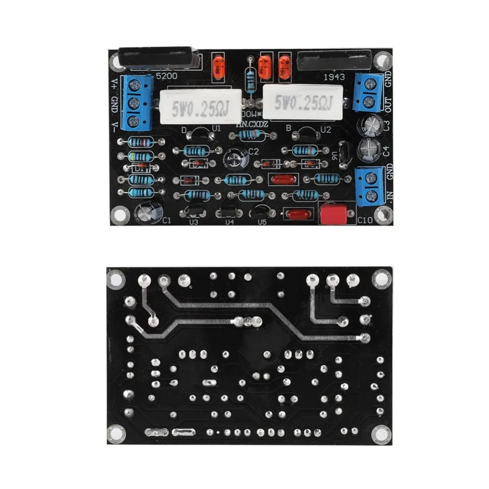 Easy Installation 2SC5200+2SA1943 Power Amplifier Board Low Noise 100W Amp Board Speaker Circuit Protection Board DIY Assembly view 4