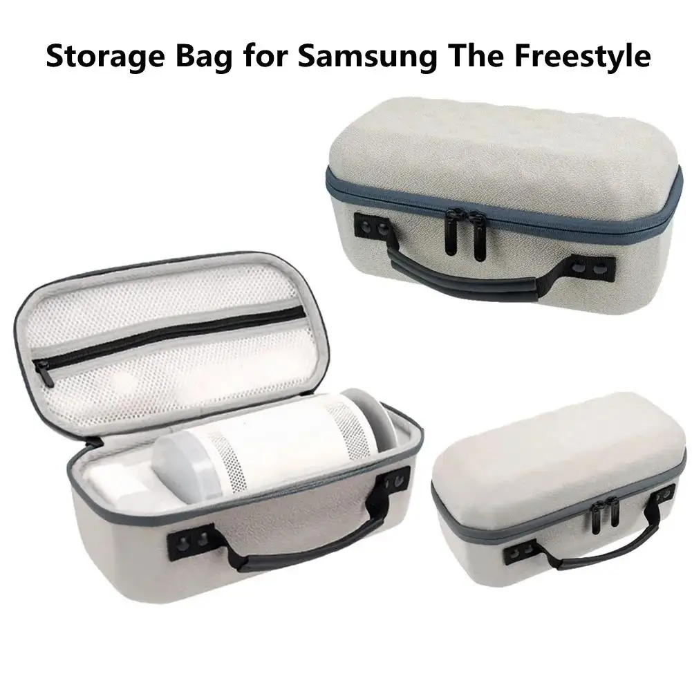 For Samsung The Freestyle Carrying Case Portable Travel Waterproof Bag Accessory Handbag Storage Projectors Shockproof Dust X2F6