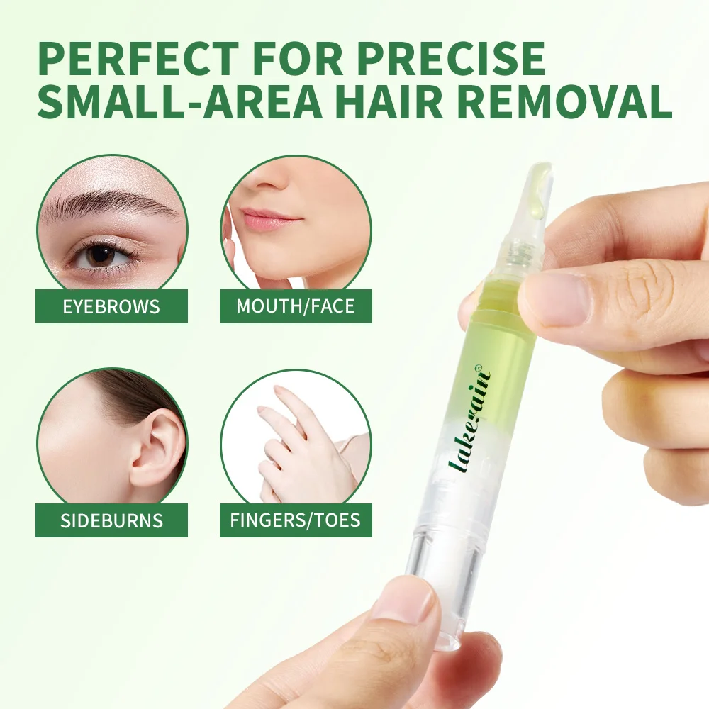 Hair Removal Wax for Eyebrow & Facial  Aftercare Oil Set Gentle Long-Lasting Honey Water-Washable Hair Removal Kit