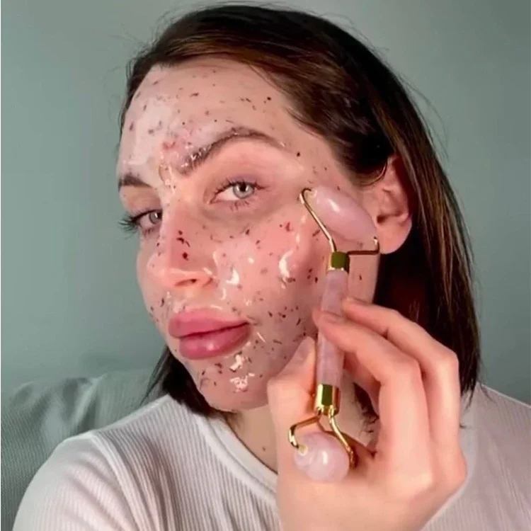 Salon Home Use SPA Skincare Powder Mask Beauty Jelly maschera facciale Crystal Hydrating Rose Mask Hydrogel Peel Off