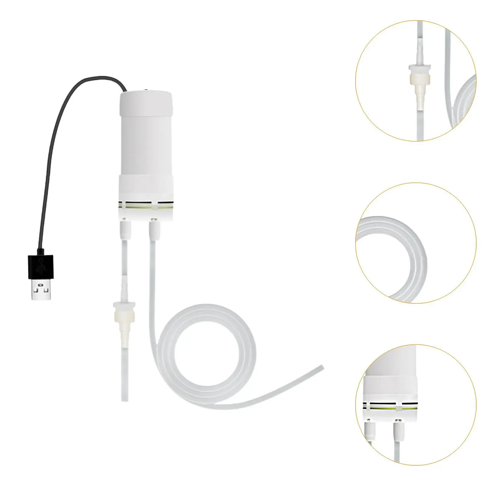 USB Self Priming Pump Water Pumping Tool for Cutting Machines Fish Tank Home