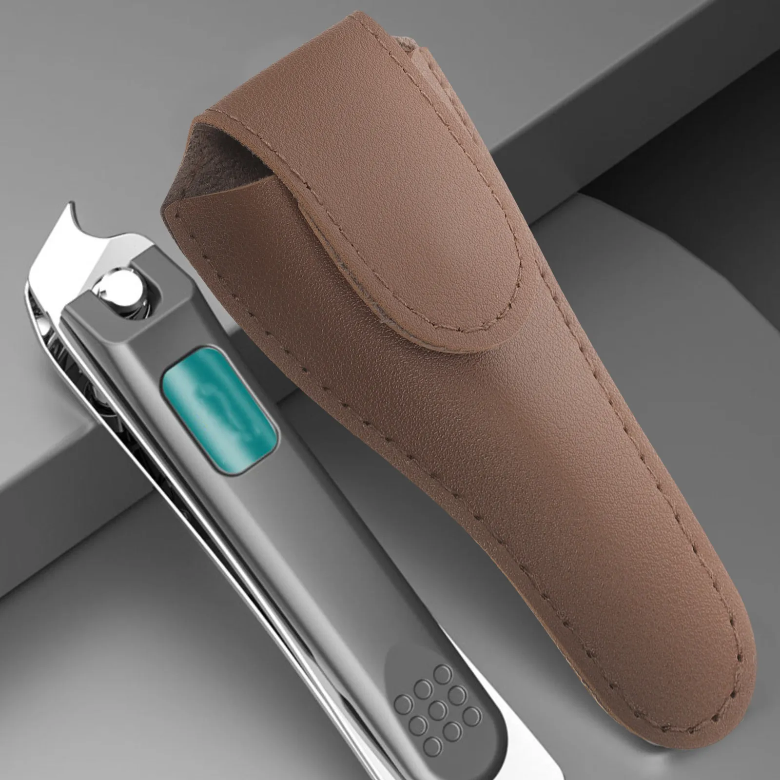 Funda Protectora para Tijeras de Cutículas, Estuche de PU Suave para Cortaúñas, Portaherramientas de Manicura y Pedicura, Funda para Tijeras de Cutículas