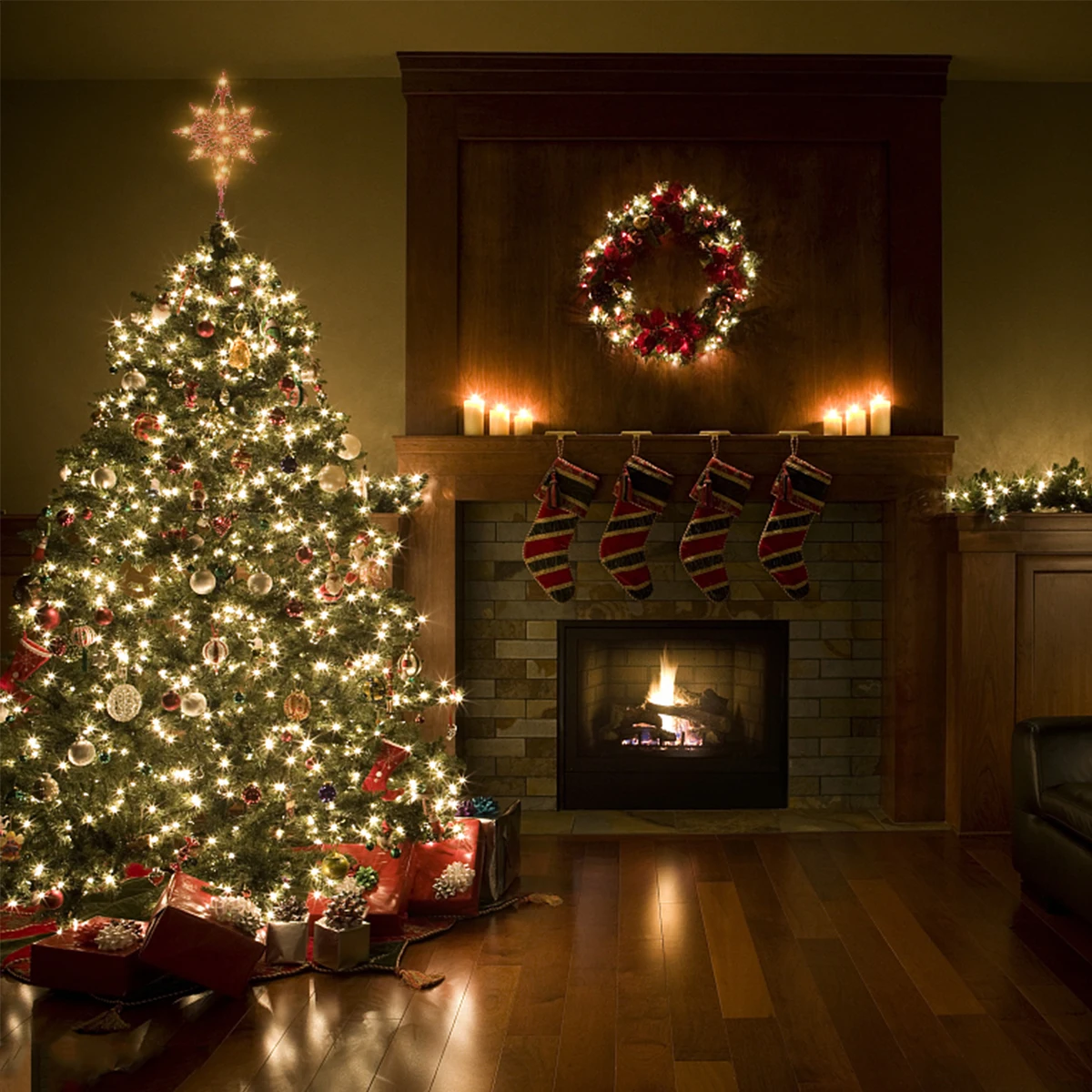 

Tree Top Star Christmas for Ornaments Black Decor Hollowed Topper Toppers with Led Lights Lighted Shine