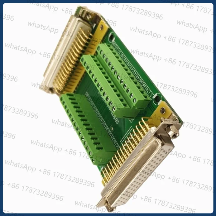 DB50 Female Male Dual Connector Solid 50 Pin Port Terminal Block Adapter Converter PCB Board Breakout