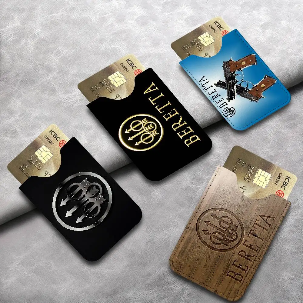 G-Gun BerettaS LOGO Credit ID Business Card Holder, Practical Pocket Gift for Outdoor Driving & Daily Use