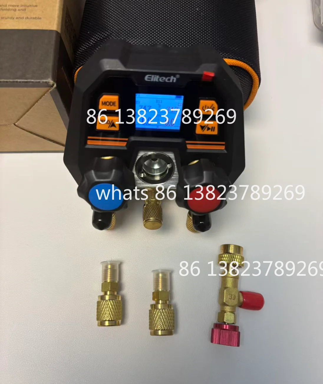 MS-100Plus Elitech Smart Digital Manifold Gauge Digital pressure gauge vacuum gauge cooling MS-100+ Wireless