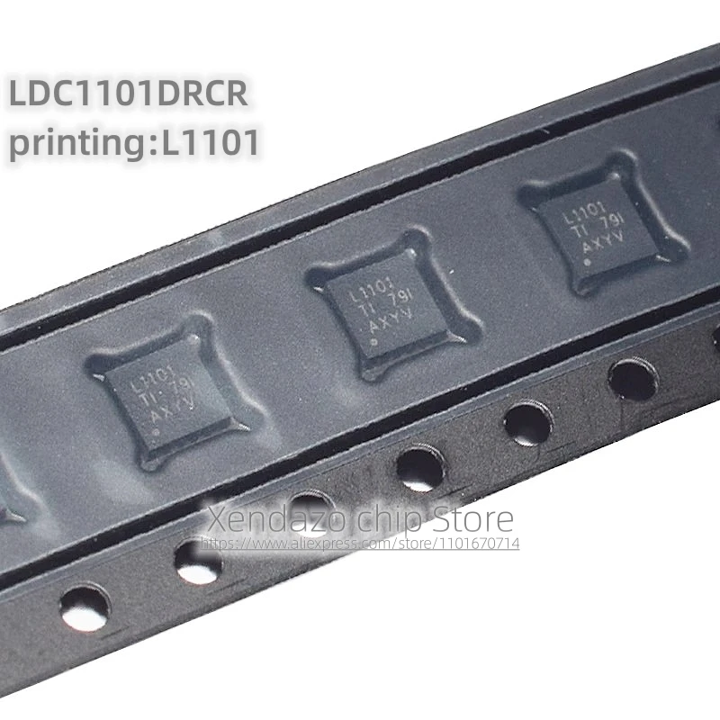 2pcs/lot LDC1101DRCR LDC1101 Silk screen printing L1101 DFN-10 package Original genuine Inductive digital converter chip