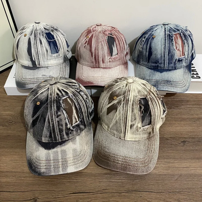 

Окрашенная в галстук бейсболка для женщин и мужчин беспорядочные кепки с мягким верхом, уникальные кепки унисекс