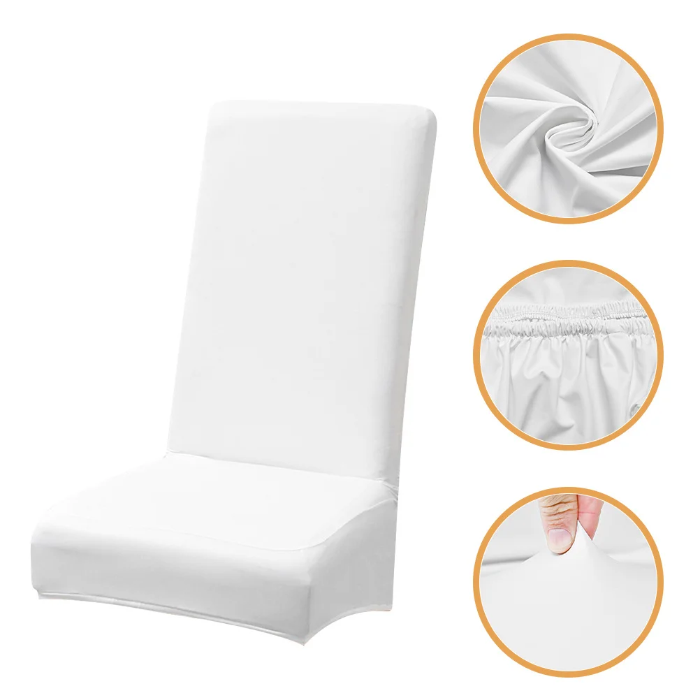 

PU Chair Cover Elastic Stretch Protector for Dining Room Living Room Home Use PU Chair Cover Home Decor,