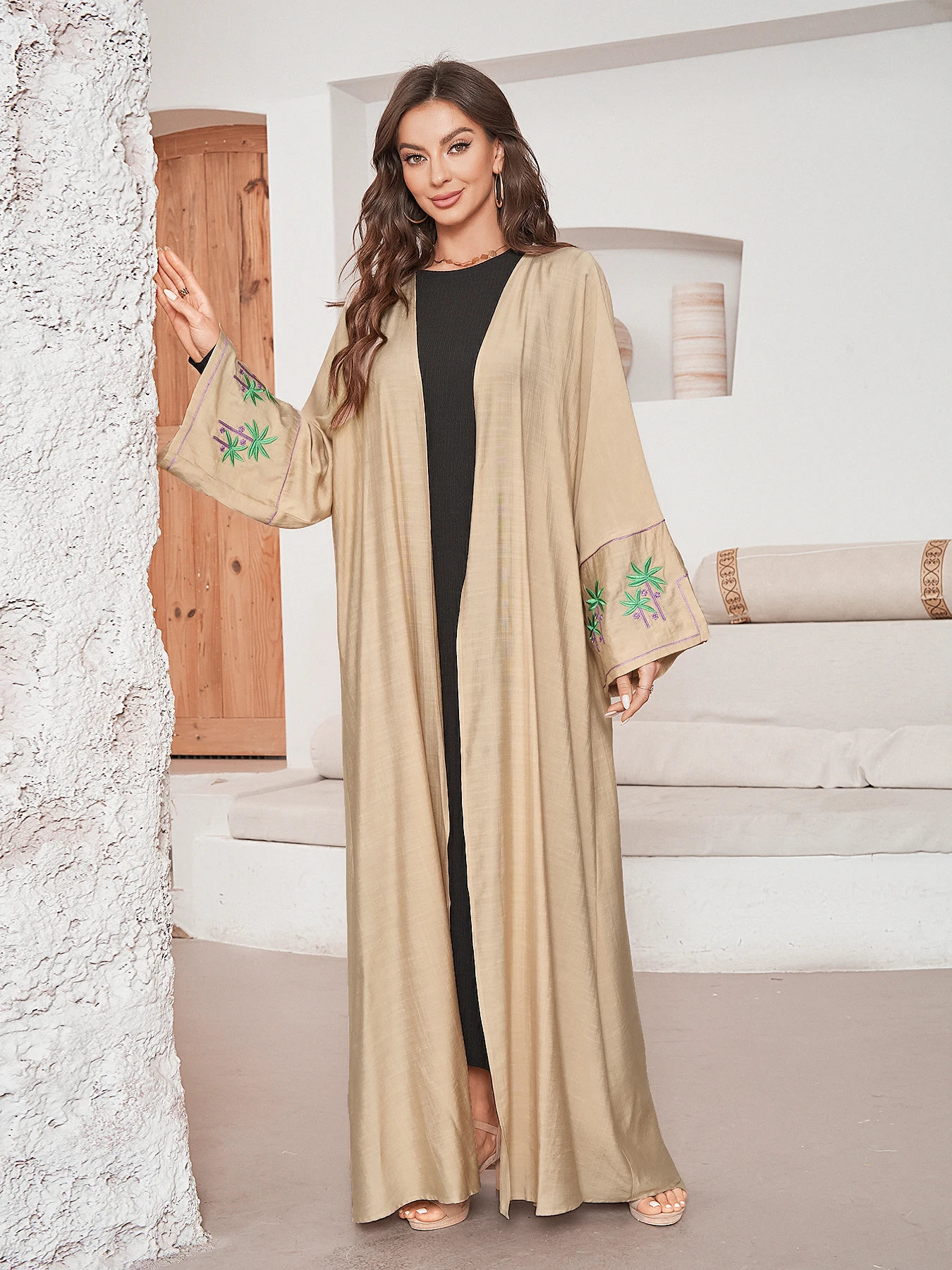 Ramadan African Dresses For Women Muslim Kimono Abaya Dubai Turkey Islam Modest Dress Full Sleeve Moroccan Arab Caftan Robe