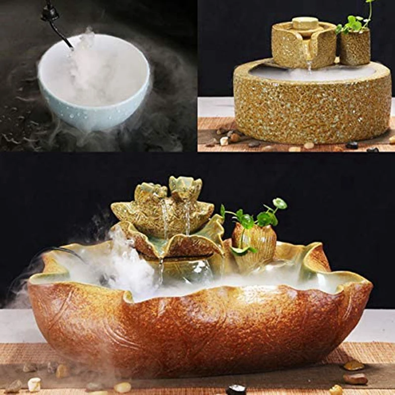 Top Sale elektrische Ultraschall Luftbe feuchter Mini Nebel Maker Nebel maschine Verne bler Wasser brunnen Teich Zerstäuber Kopf Luftbe feuchter