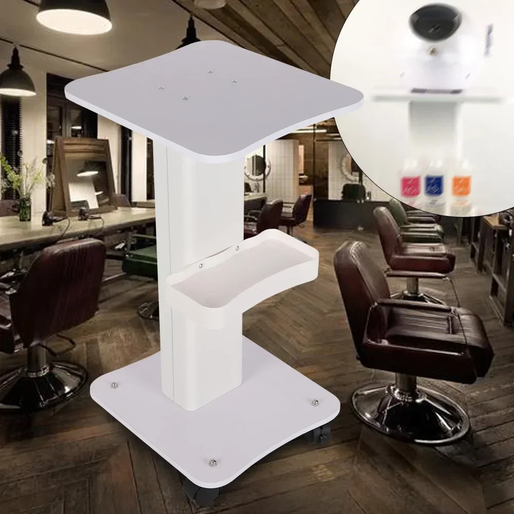 

Салонная тележка с многофункциональным лотком, высота 67,5 см, мобильный органайзер для косметических инструментов для спа-салона