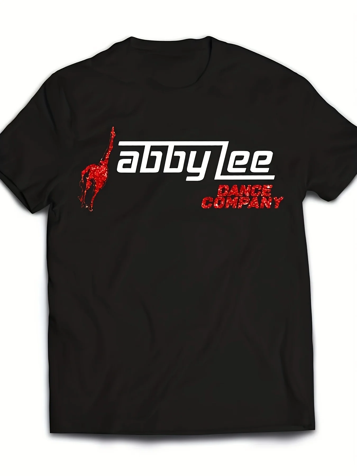 Abby Lee Dance Company ALDC Retro Logo T-Shirt Crew Neck Dance Brand Design, Short Sleeve Casual  t shirts for men