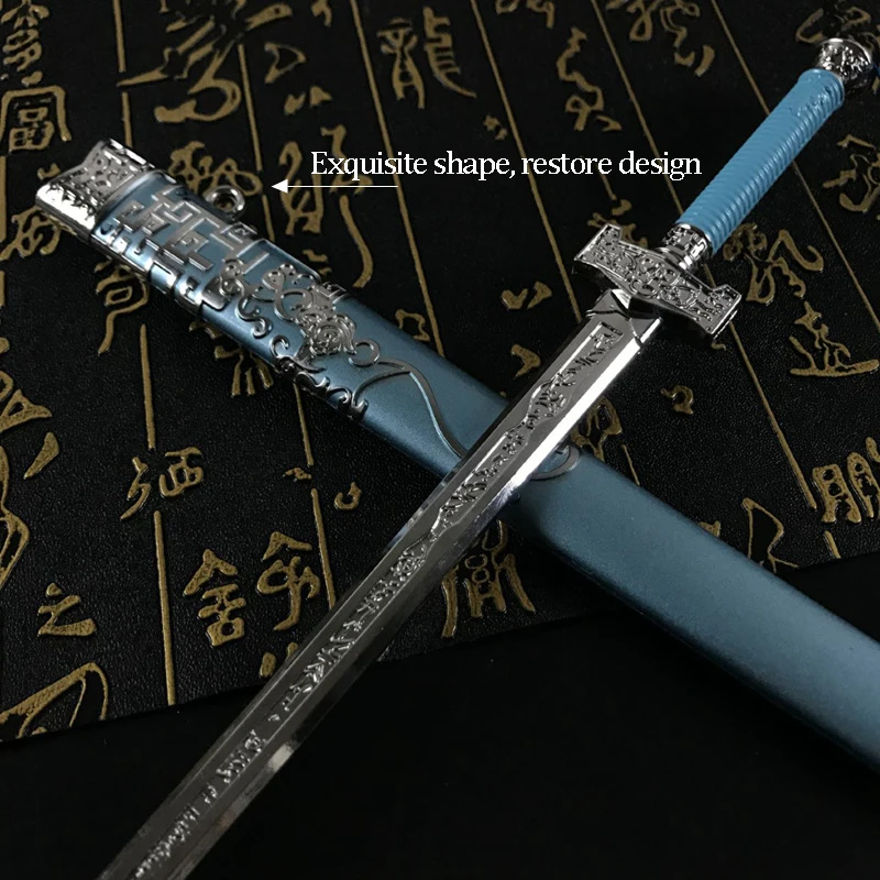 30cm Devil Hunter Chen Qingling Lan Wangji Wei Wuxian Alloy Model Anime Game Swords Simulation Weapon Cosplay Sword Art Online