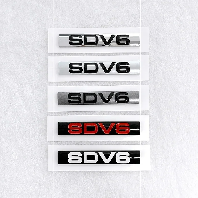 ABS Car Body Side Badge Sticker Trunk Emblem For Land Rover SDV6 SDV8 HSE Luxury Discovery Range Rover Defender refit parts