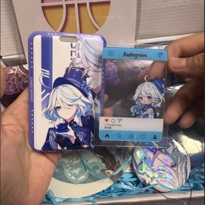 Anime Geschenkdoos Genshin Impact Furina Nahida Xiao Wanderer Haitham Lyney Hanger Postkaart Poster Papieren Kaart Speelgoed Gift