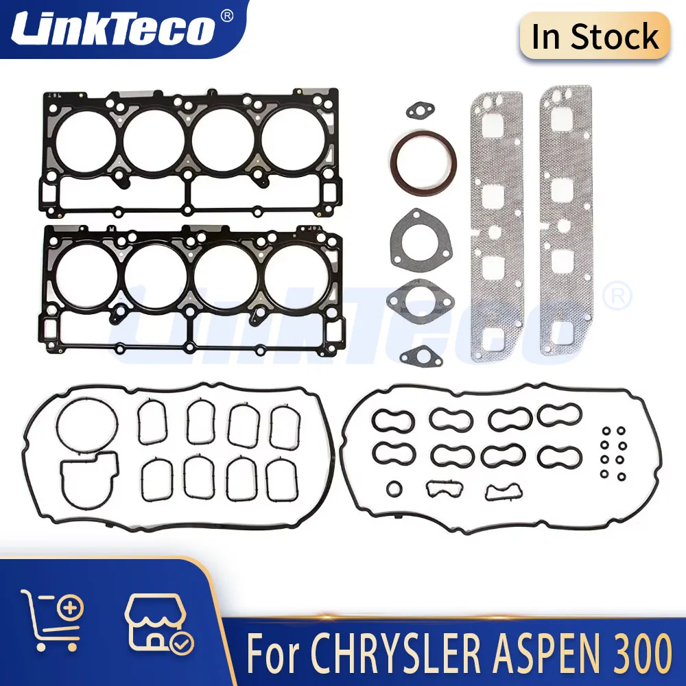 Engine Parts Cylinder Head Gasket Set Kit 5.7 L V8 OHV HEMI Gas For CHRYSLER ASPEN 300 DODGE DURANGO CHARGER JEEP GRAND CHEROKEE