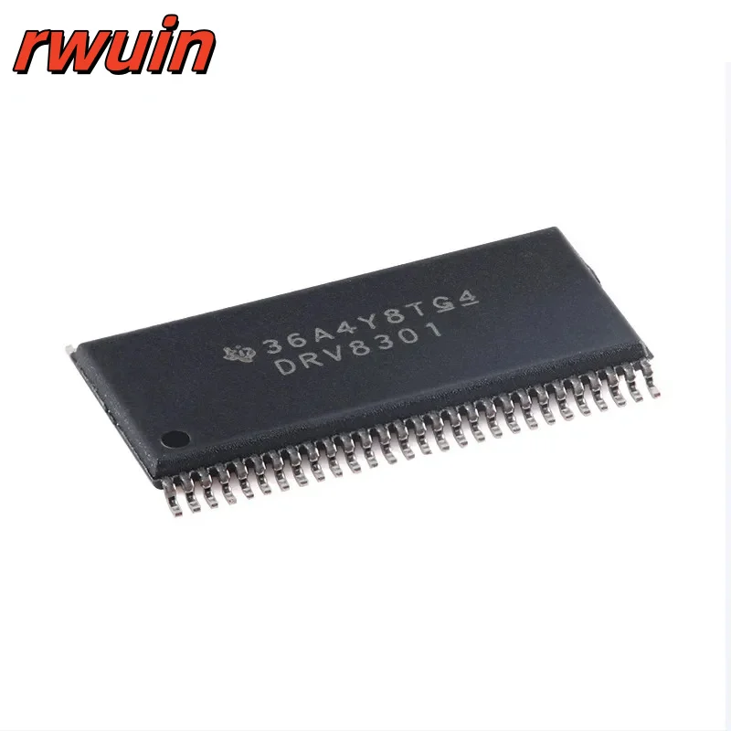 5Pcs/1pc DRV8301DCAR DRV8301 8301 HTSSOP-56 65V Max Three-Phase Gate Driver with Buck Regulator Current Shunt Amplifier SPI Chip