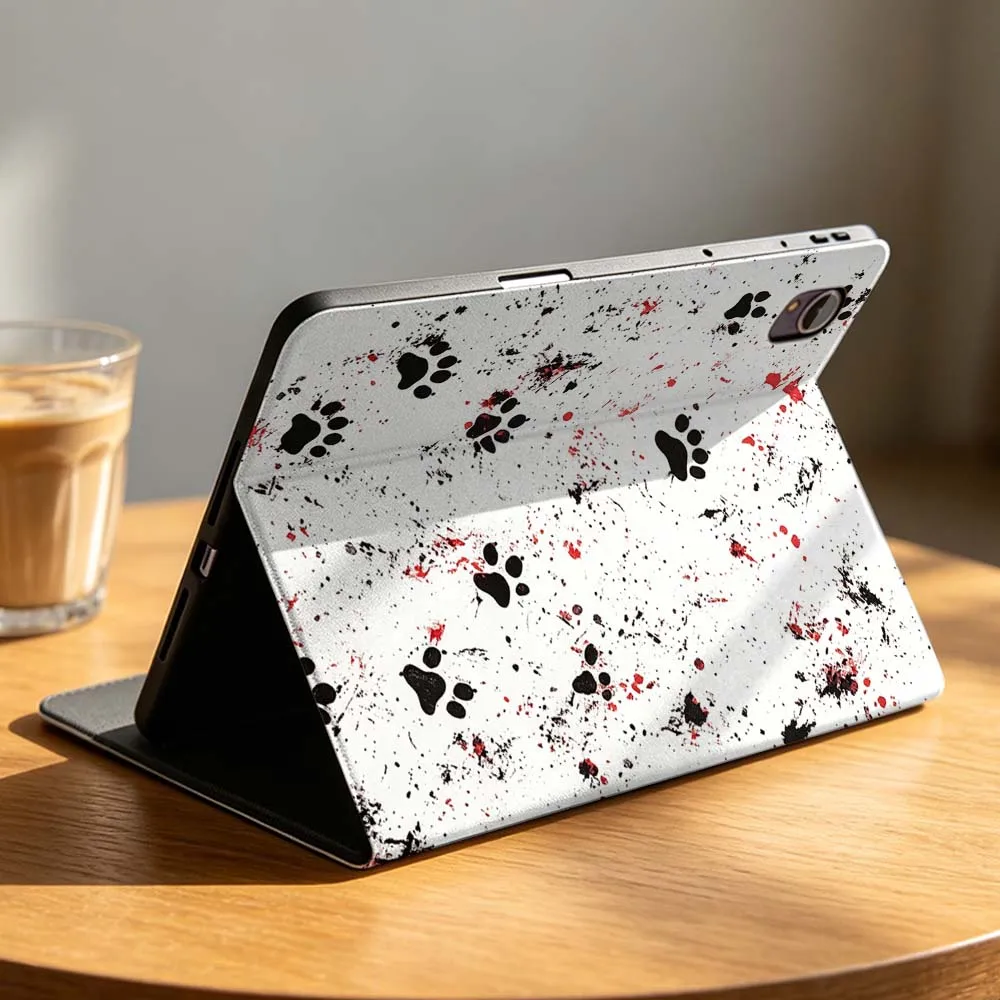 Cartoon Dog Paw Print Case For Huawei Matepad M6 10.8 11 11.5S Pro Air SE Honor Tab 8 9 10 V9 X8 X9 X10 Magic Pad GT 2 3 Tablet