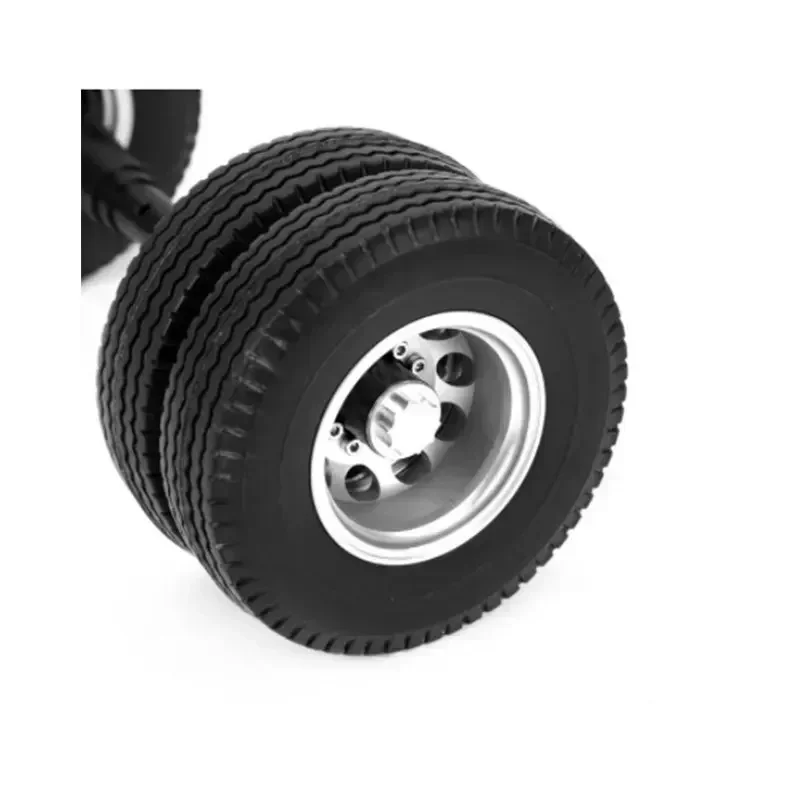 非動力リアアクスルタイヤ 10 穴ホイールハブ タミヤ 1/14 トラクタートレーラーリアトレーラー改造 DIY スペアパーツに適合