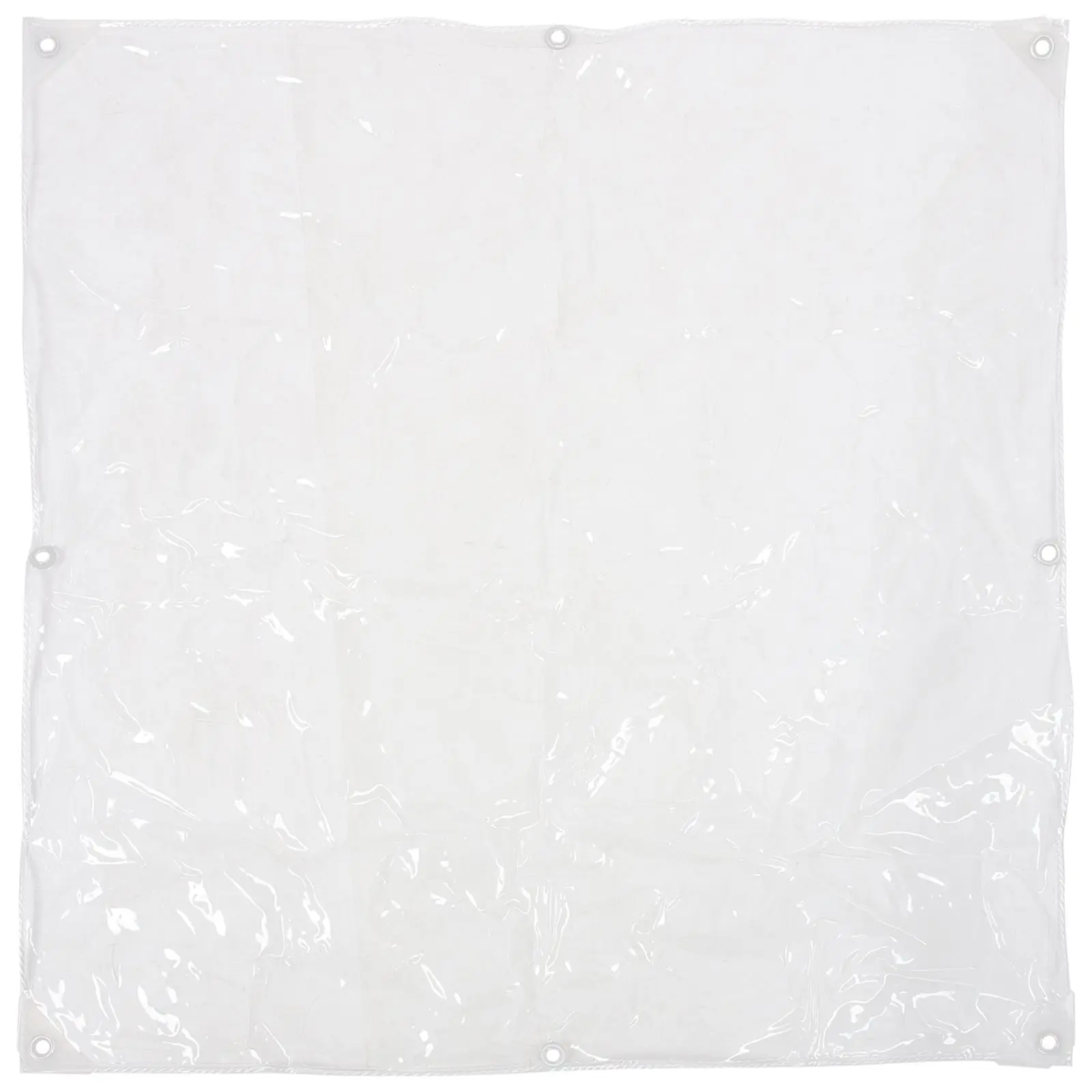 

1x Outdoor Tent 1m x 1m Clear PVC Tarp Foldable Waterproof Sun Shade Tarps for Camping Garden Greenhouse Balcony Yard Terrace