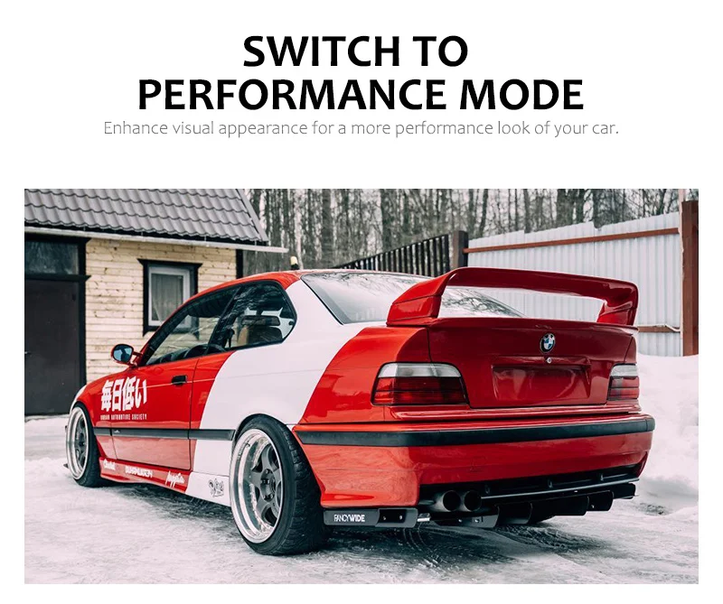 Für BMW 3er M3 E36 GT GTR Heckspoiler Flügel Kofferraum Drift Body Kit 1990–2000 – Detail 9