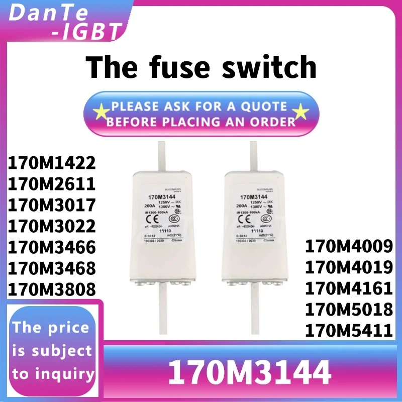 170M3144 new module high power current limiting fuse base original spot