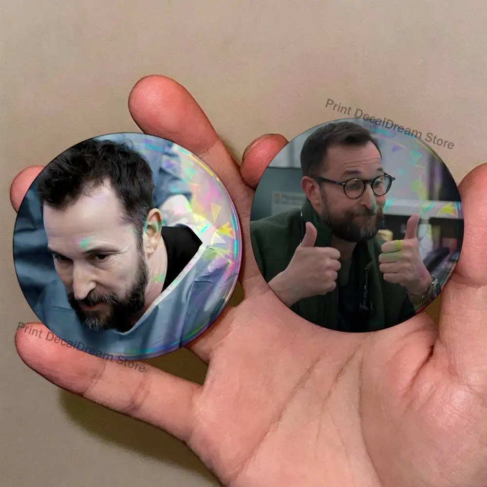 

For Michael Robby Robinavitch The P-Pitt Badges Tinplate Button Pins Brooch Creative Quotes Badge Clothes Backpack Jewelry Gift
