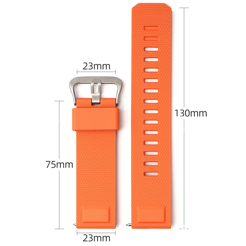 TPU Silicone Watch Band for Casio PROTREK PRW-6900 PRW-6800/3400 Men Waterproof Sport Quick Release Strap Watch Accessories 23mm