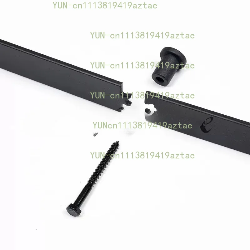 Sliding Barn Door Track Hanging Rail Carbon Steel Guide Rail Retro Sliding Door Wooden Door Home Slide Rail