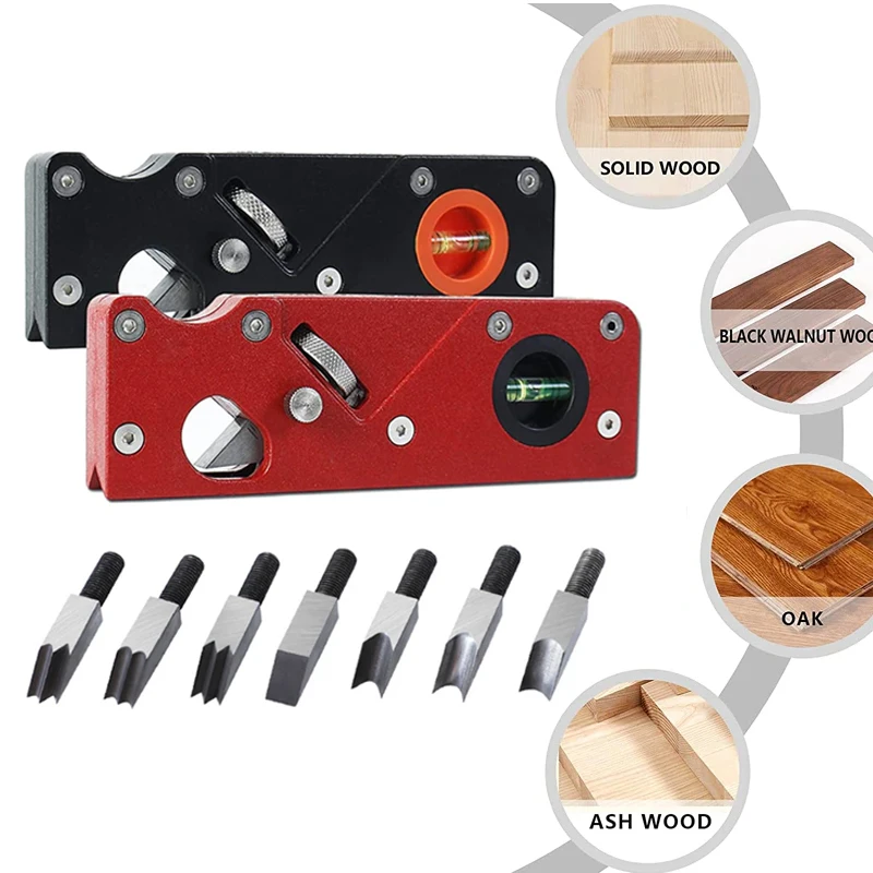 Manual Planer Wood Edge Knife Corner Plane 45 Degree Bevel Chamfering and Trimming Woodworking Tools