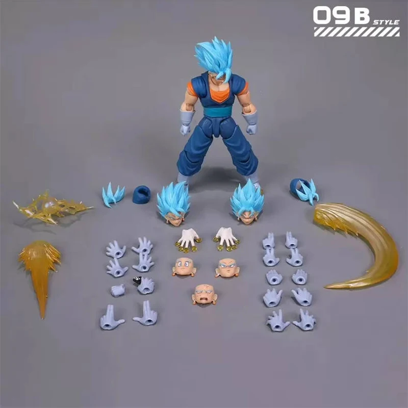 YG-mw Studio Vegito Figuur Dragon Ball SHF Super Saiyan God Vegito Vegetto Anime Actiefiguren Beeldje Model Kinderen Geschenken speelgoed