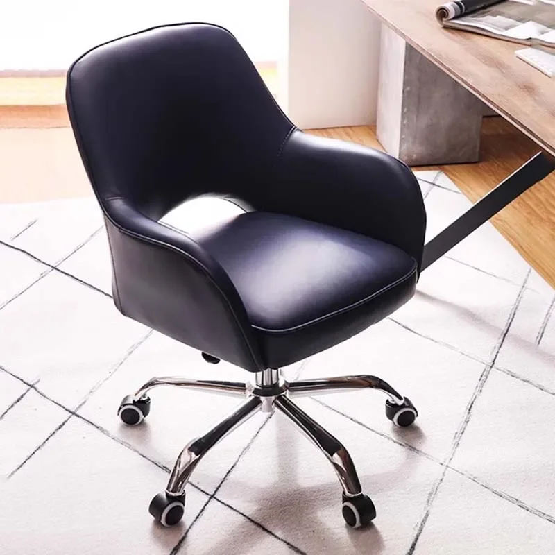 

Rotating Relax Office Chair Waterproof Normal Nordic Comfy Mobile Office Chairs Lazy Cute Modern Chaise De Bureaux Furniture