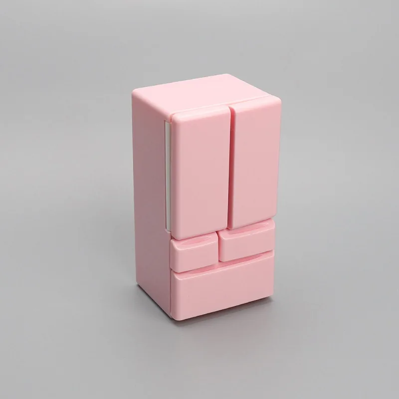 Miniaturowe meble - lodówka dla lalek do pokoju, zabawka do udawania, lodówka z magnesem, dekoracja, skala 1:12