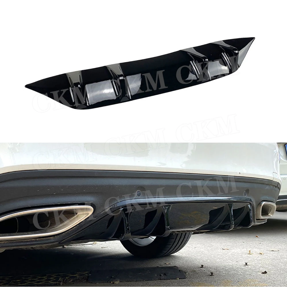 

ABS Rear Bumper Lip Body Kits Diffuser Chin Guard Decoration Accessories for Mercedes Benz W205 C200 C260 AMG Sport 2019-2021