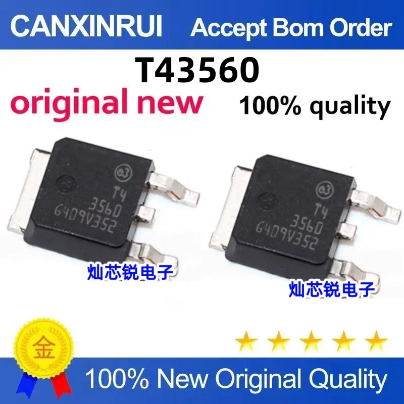 (5-100 pieces) Brand new original T435600BTR T43560 TO-252