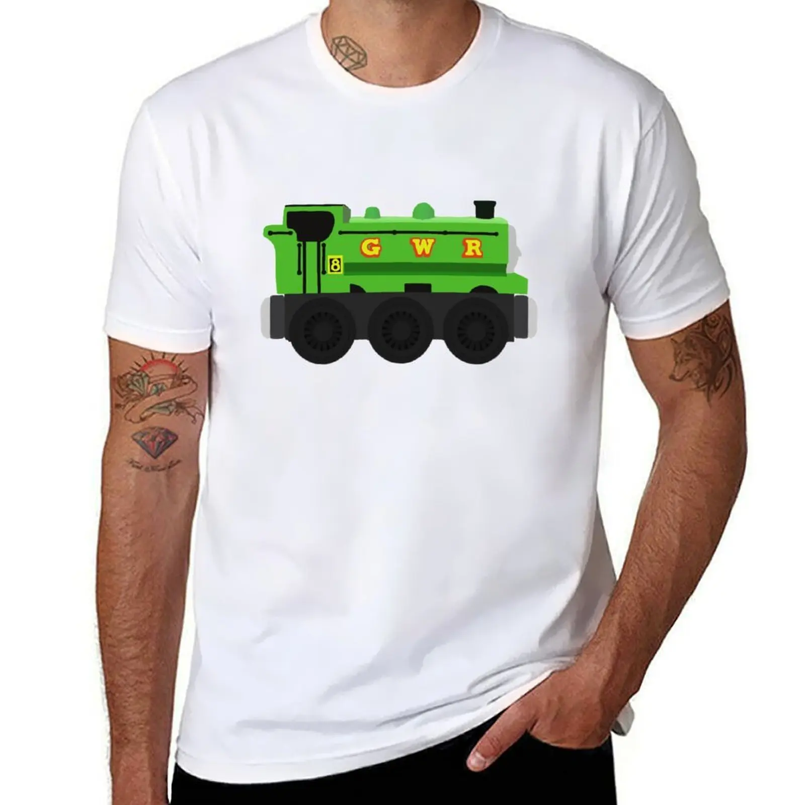 

Duck - Wooden Train Toy T-Shirt cotton t shirt man man t shirt heavy cotton T-Shirt