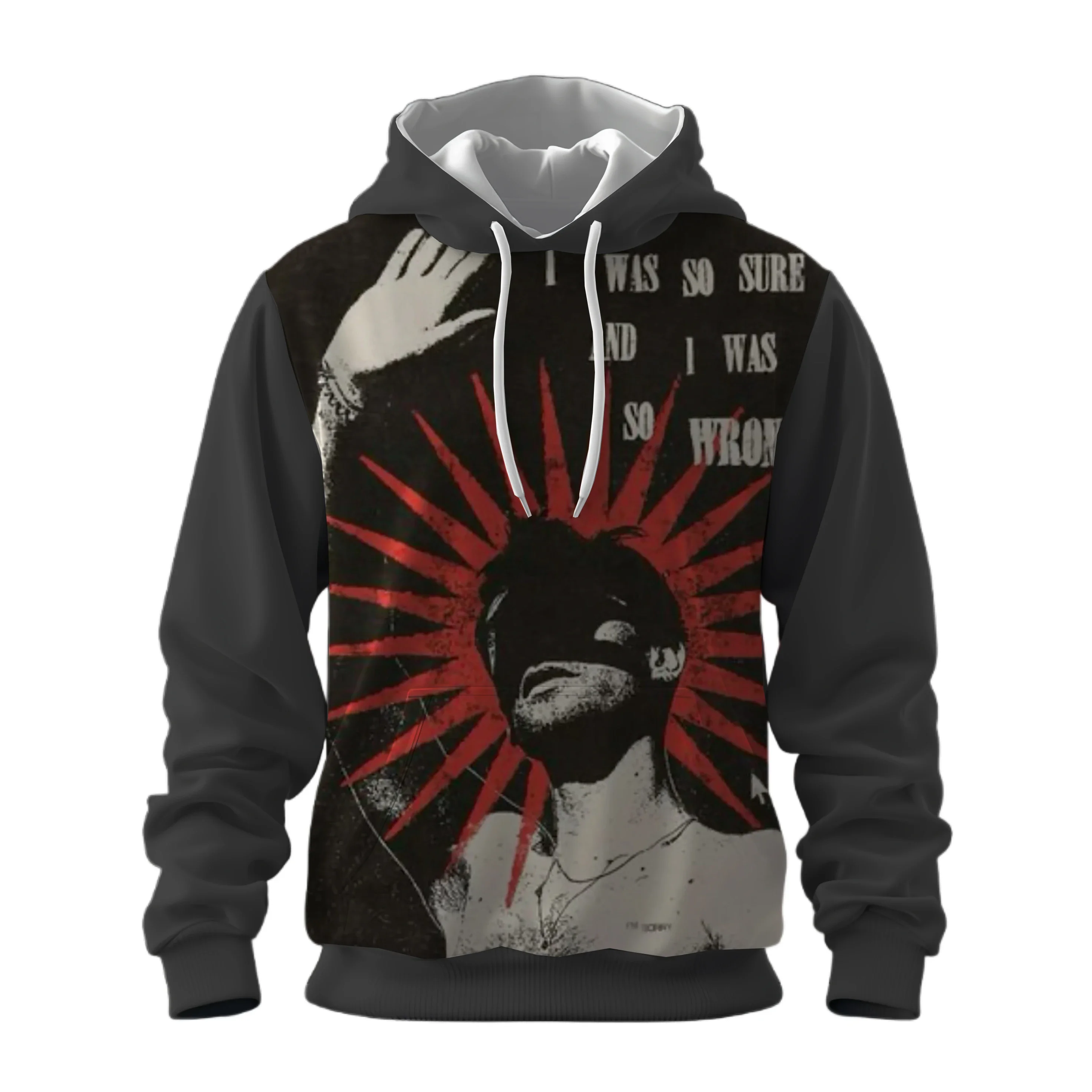 

Hot-selling autumn and winter new retro printed hooded sweatshirt men's women's children's parent-child warm fashion jumper