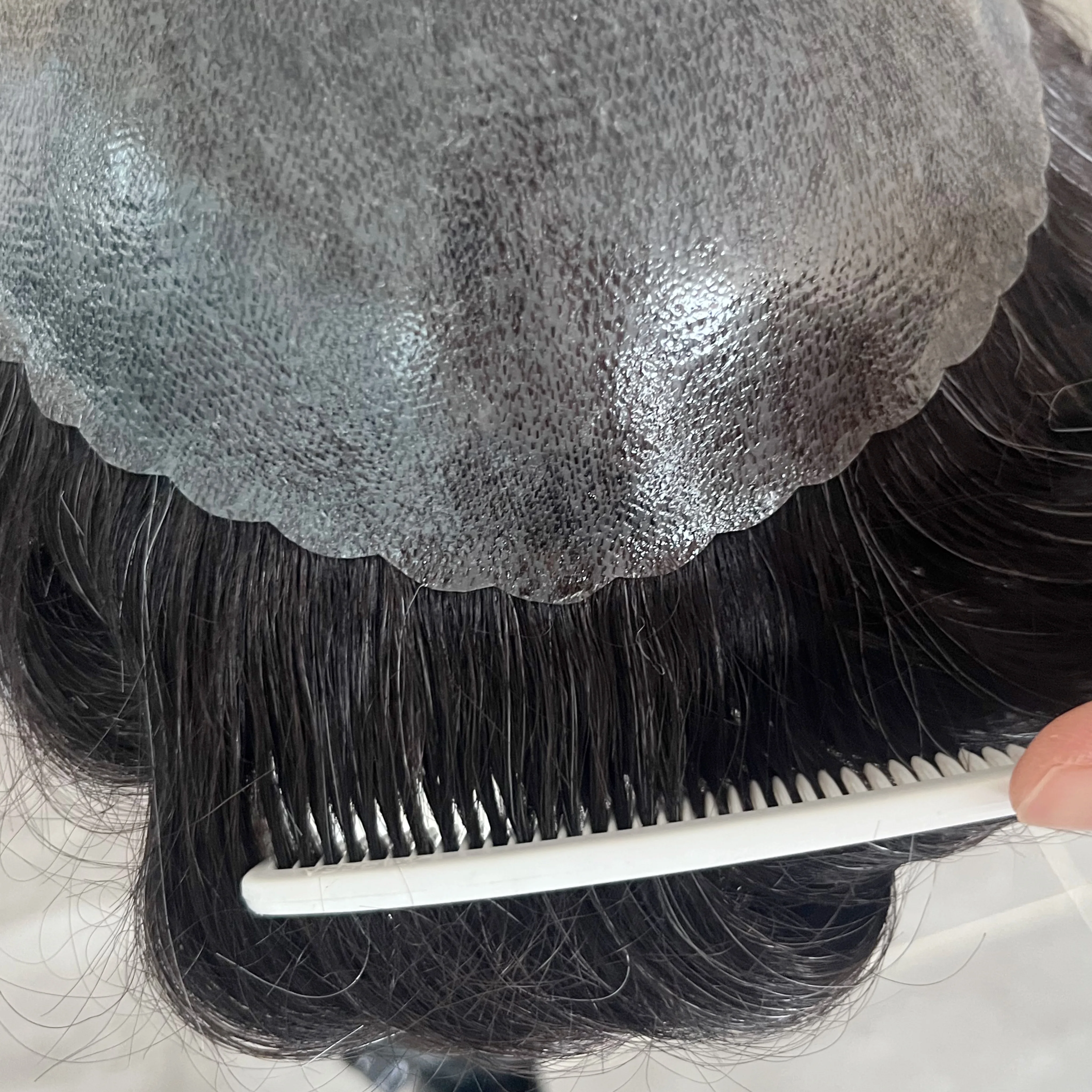 

# 1b20 # 1b30 # 1b40 # 1b50 # 1b65 черный, серый мужской парик, ультратонкая кожа, мужской парик, мужской капиллярный протез с V-образной петлей, 100% человеческие волосы